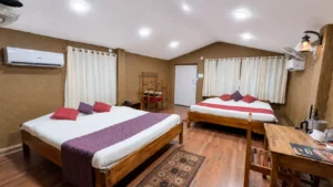 At WildDunes Eco Resort Konark A village themed cottage for family of four adults.