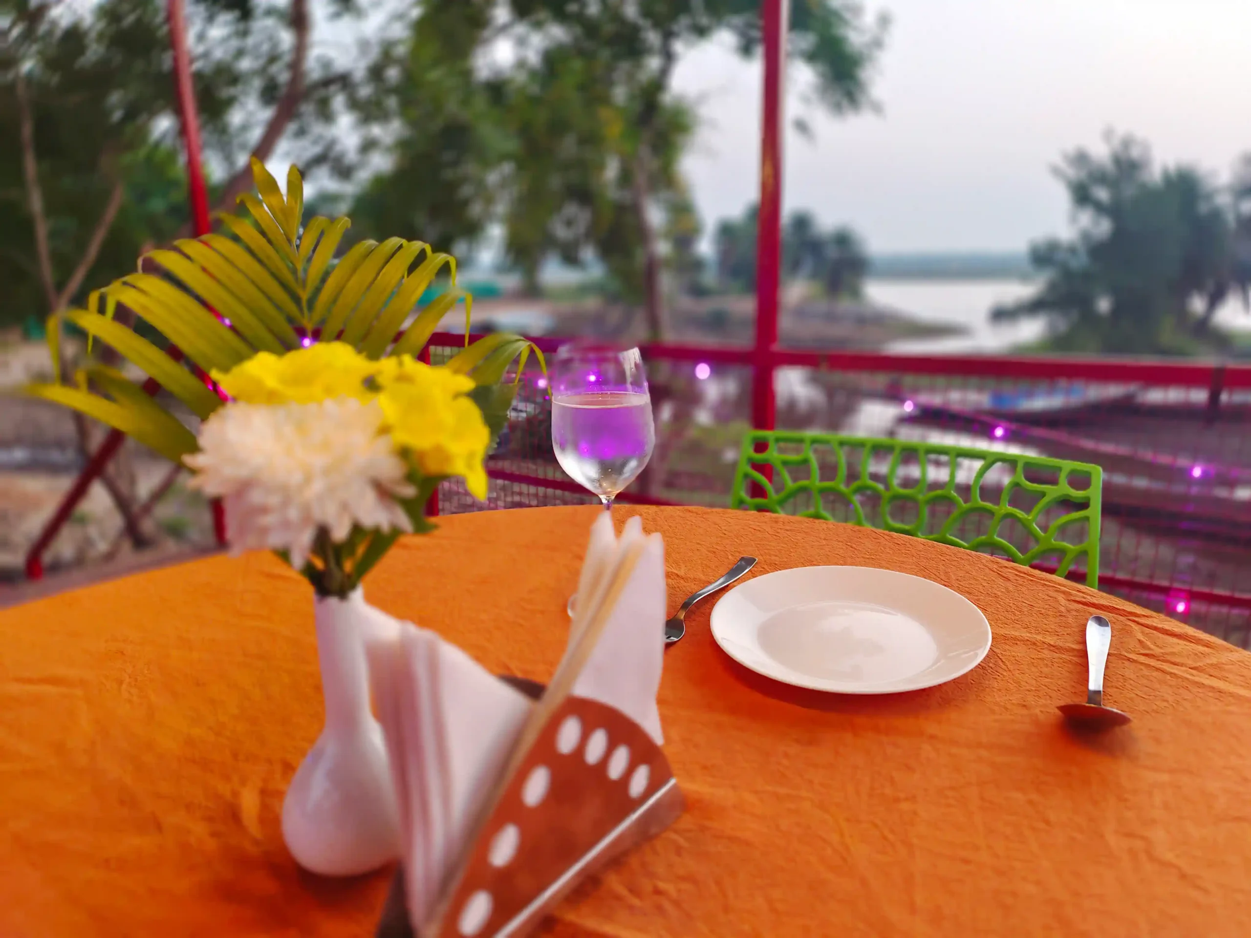Celebrate with special decoration for lunch and dinner for your candle light at WildDunes Eco Resort Konark