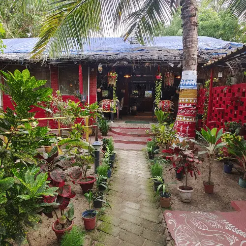 Outdoor open spaces at WildDunes Eco Resort Konark